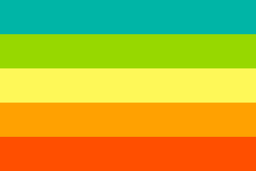 citrus agender flag